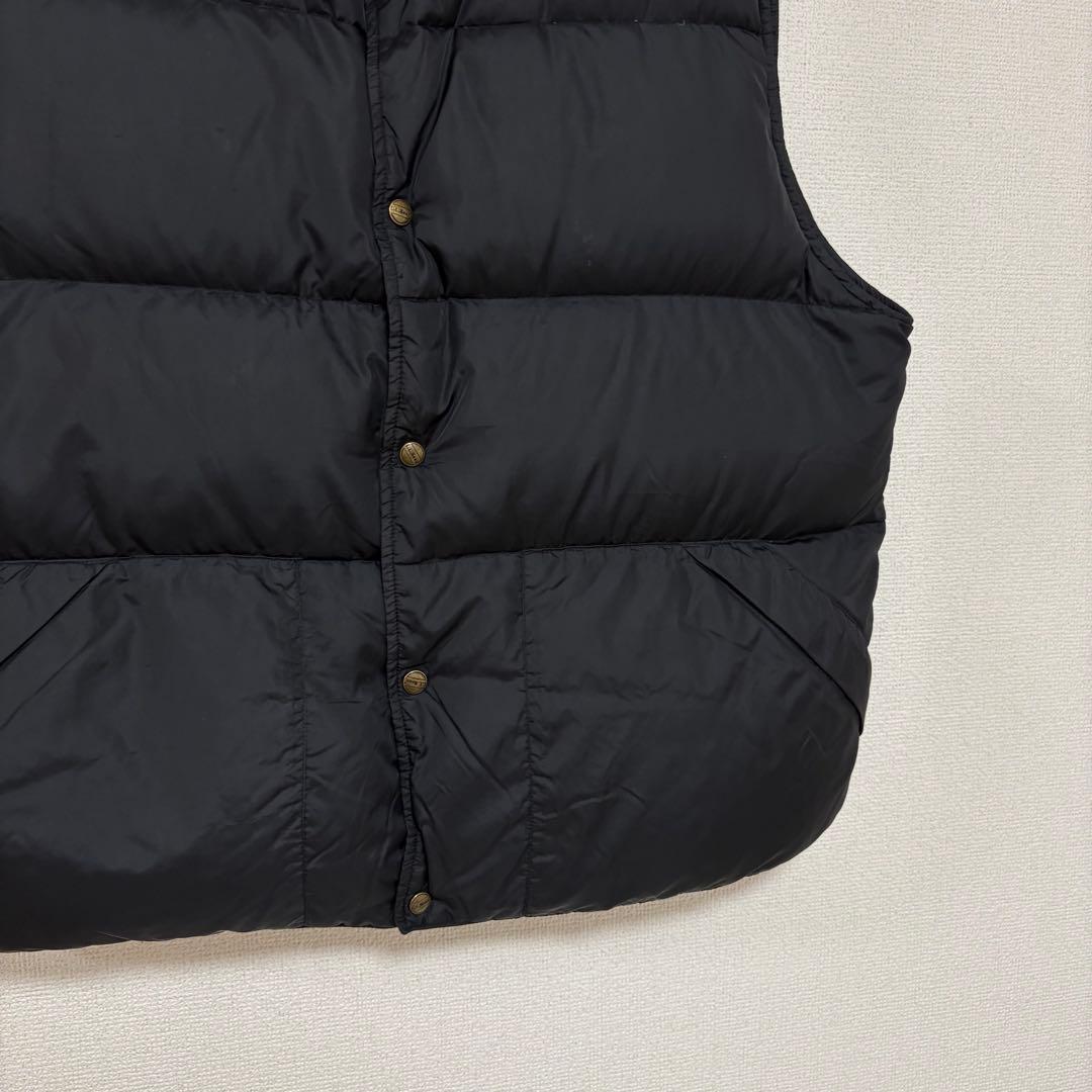 90's LLBean ダウンベスト　ブラック　古着