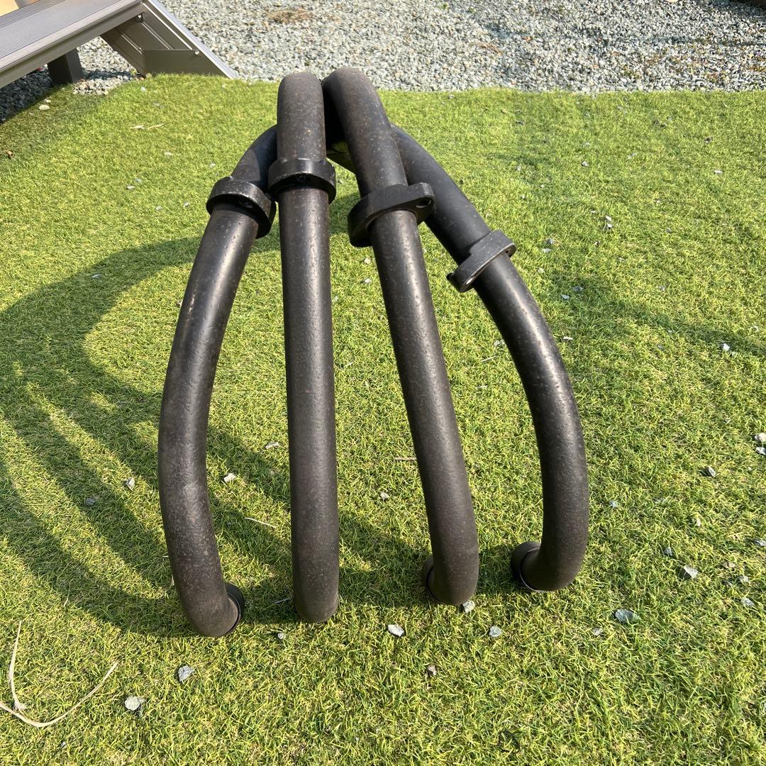 スチール製マフラー 取り付け用フック付き モリワキショート管ワンピース　Z用