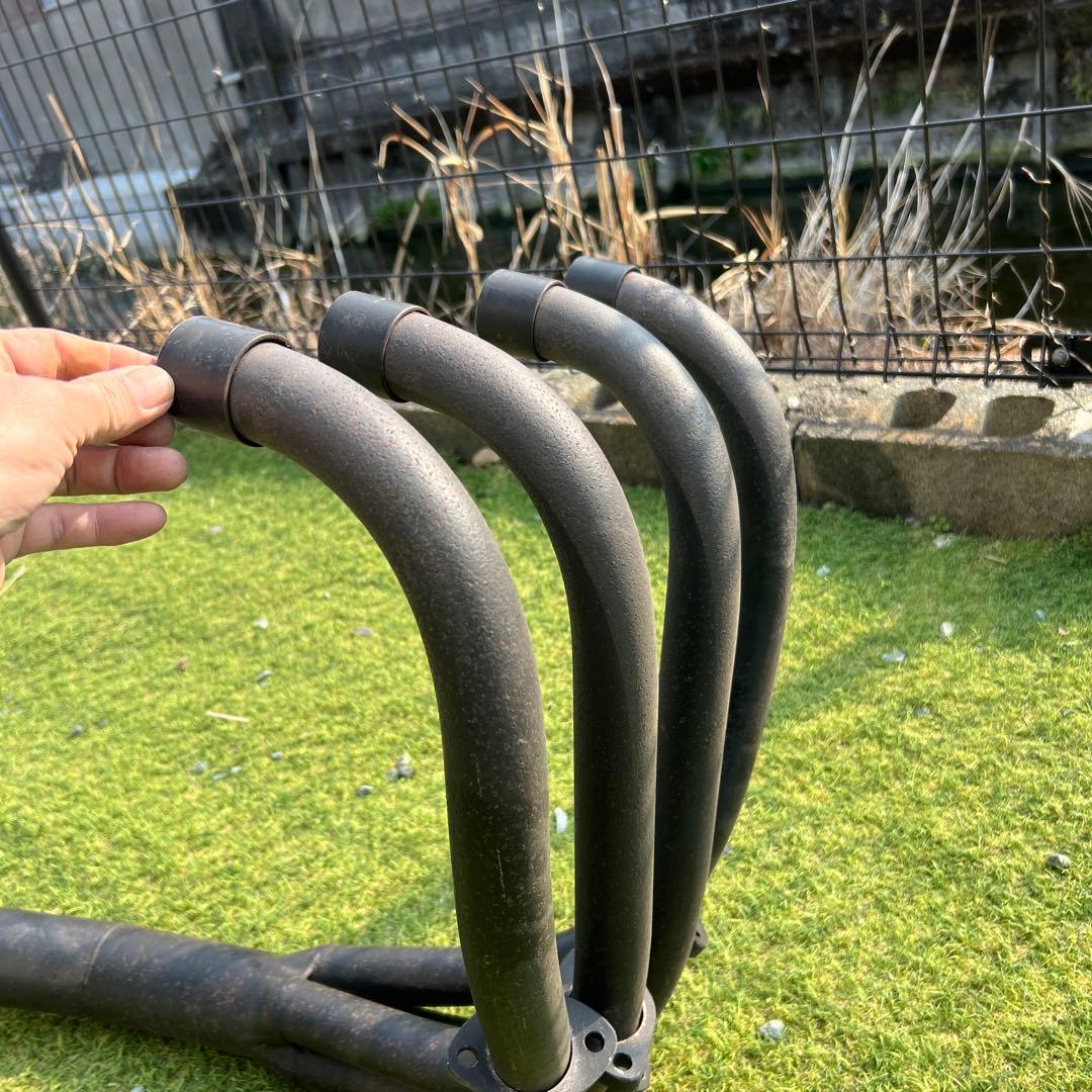 スチール製マフラー 取り付け用フック付き モリワキショート管ワンピース　Z用