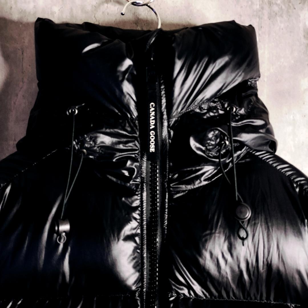 【極美品・JPタグ】カナダグース クロフトンパッファー ダウンジャケット S 黒