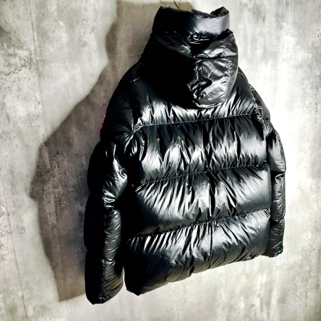【極美品・JPタグ】カナダグース クロフトンパッファー ダウンジャケット S 黒
