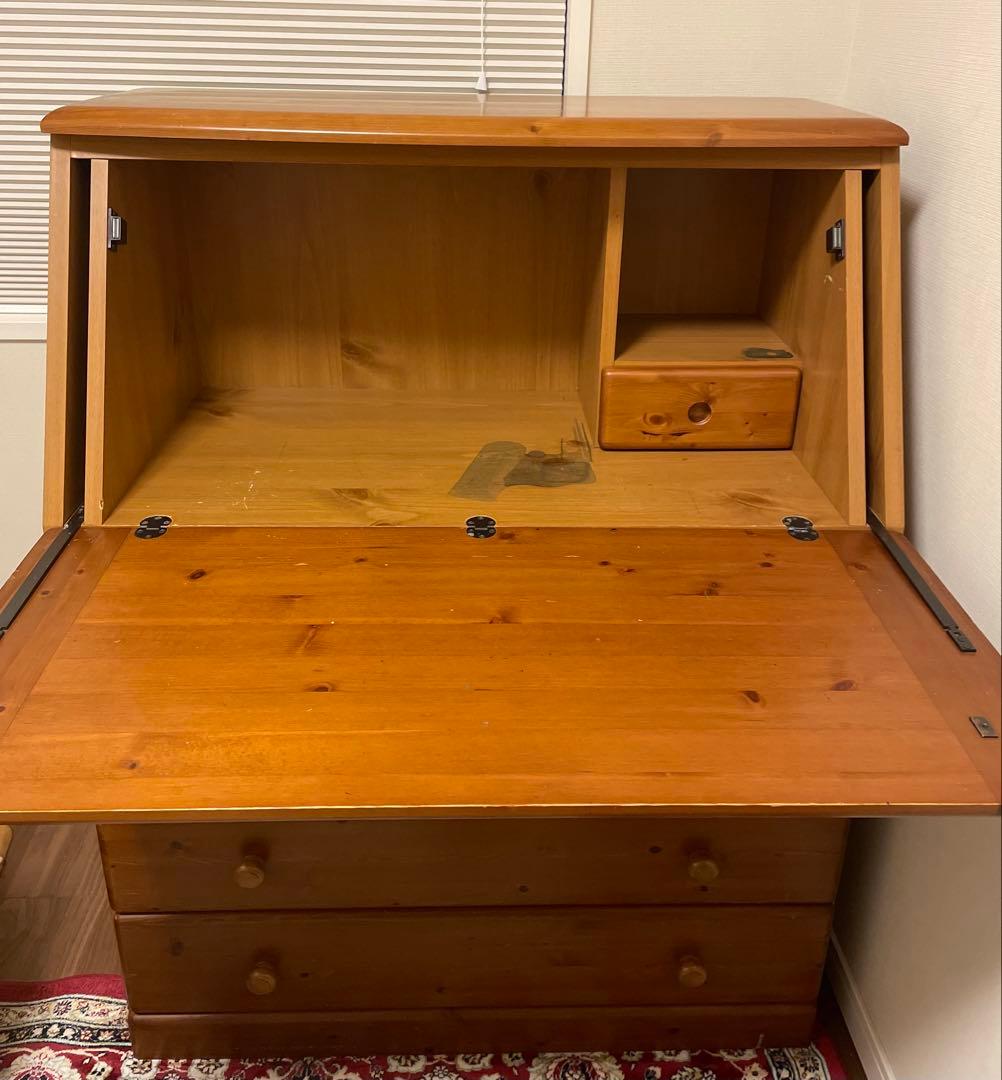 ライティングビューロー (W85×D42×H110cm) (乙姫)