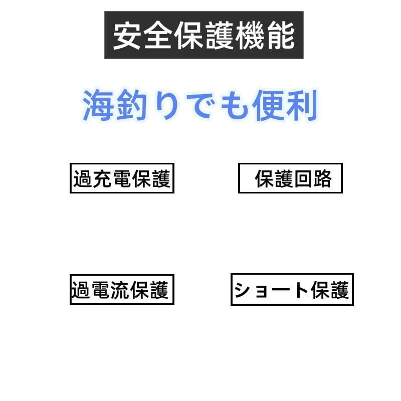 ダイワ シマノ用 電動リール専用バッテリー セット 14.8V 黒3500mAh