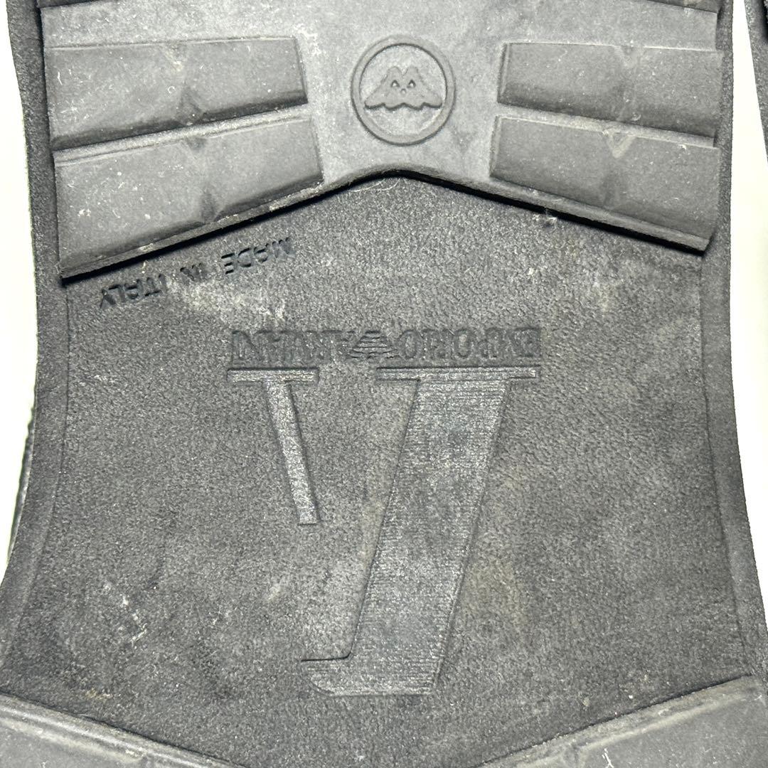 イタリア製 エンポリオアルマーニ 厚底レザースニーカー