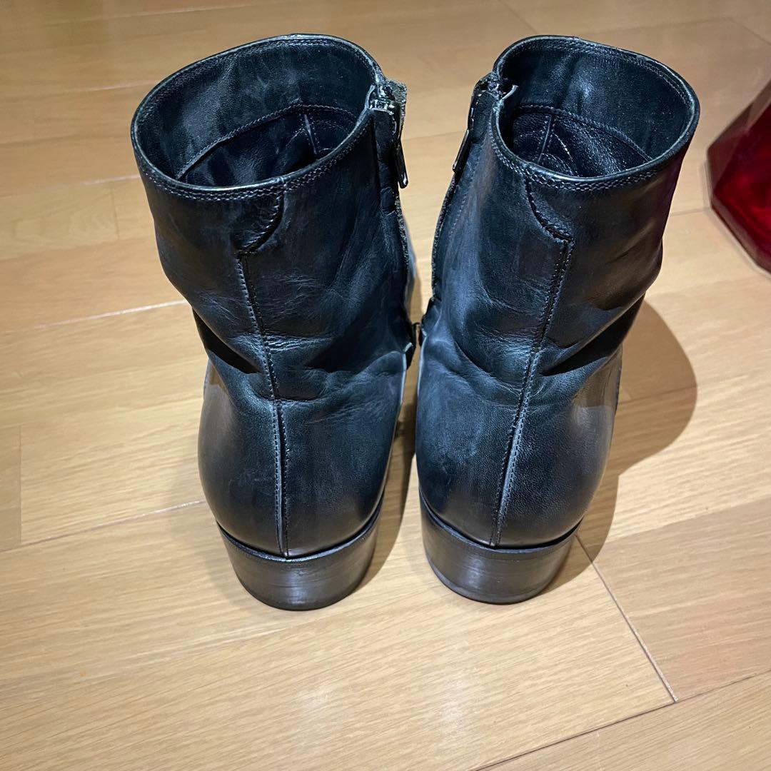 gianni barbato ブラックブーツ 40
