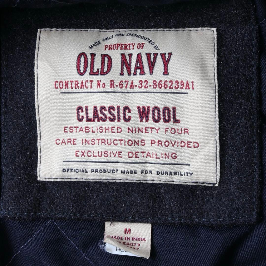 00s OLD NAVY Wool Jacket charcoal Mサイズ