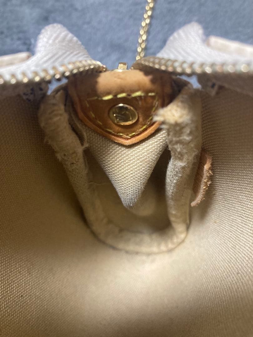 M*o様 ルイヴィトン ダミエ アズール エヴァ N55214 ショルダーバッグ