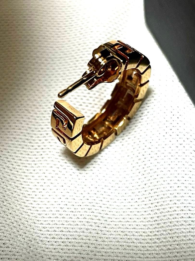 値下げ　VERSACE（ヴェルサーチ）グレカ フープピアス イヤリング　ゴールド