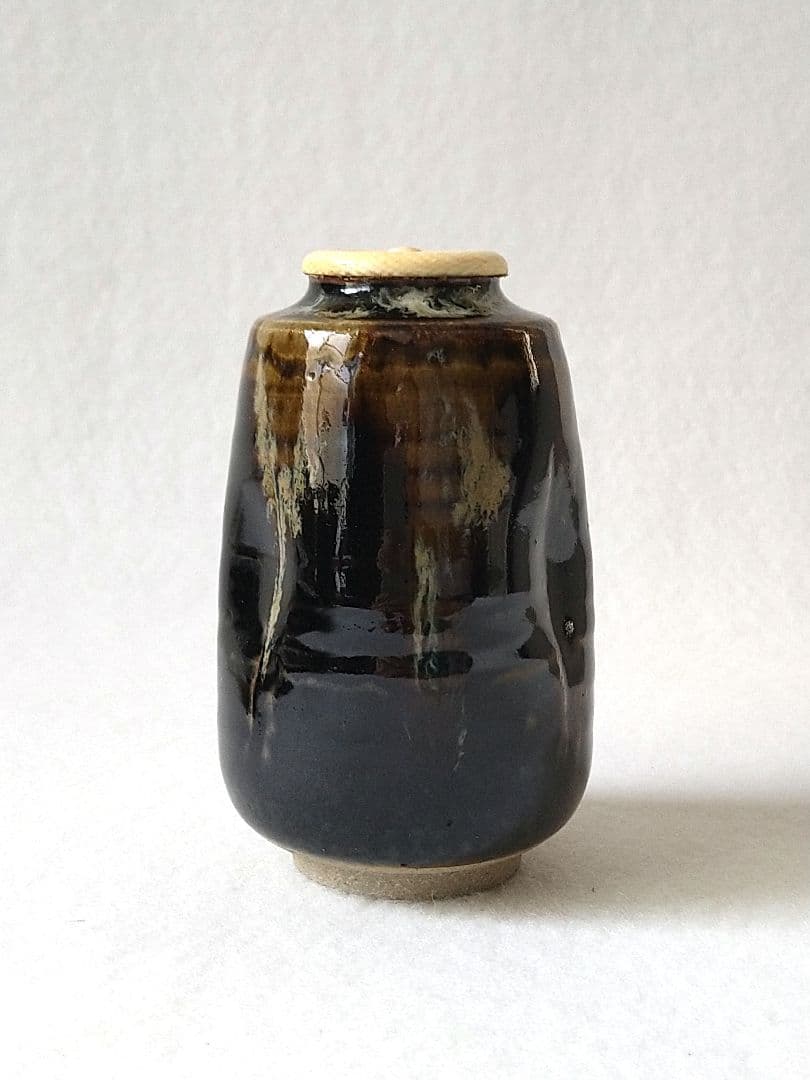 淡海ぜぜ 膳所焼 陽炎園 茶入 茶道具