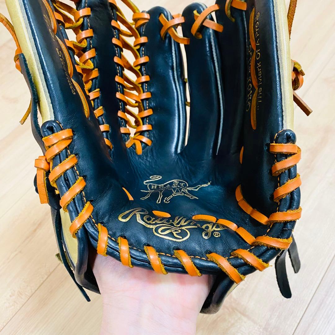 ★美品★ローリングス 一般 軟式グローブ HOH オールラウンド 右投 メジャー