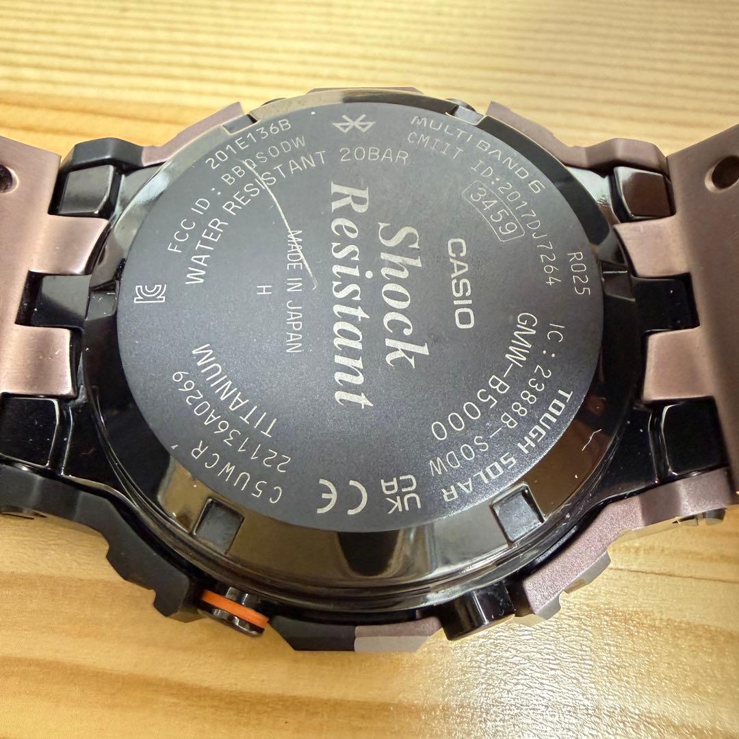 G-SHOCKチタン5000 SERIESチタンGMW-B5000TVB-1JR