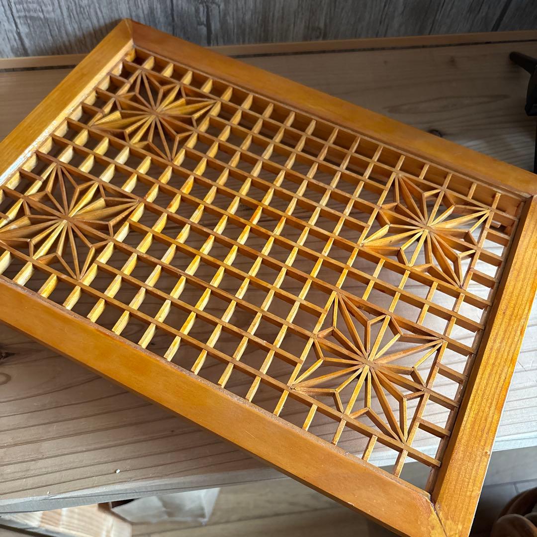 組子　組子膳　ハンドメイド