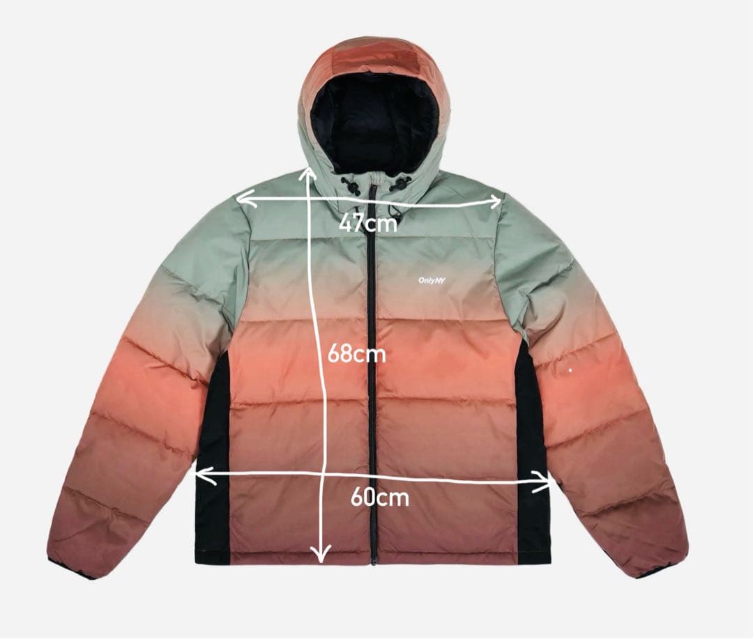 OnlyNY グラデーションダウンジャケット Lサイズ 現地購入