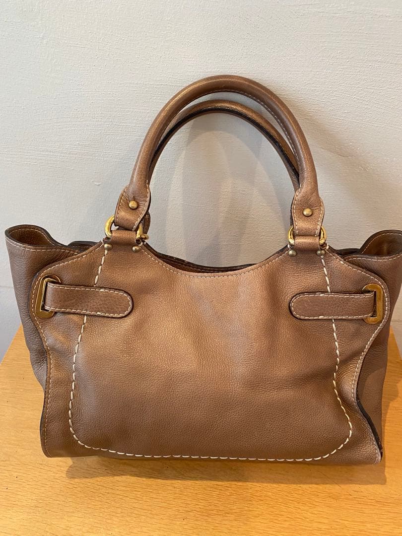 【お値下げ】希少品　ETRO エトロ　ハンドバッグ　ブラウン　ゴールド A4