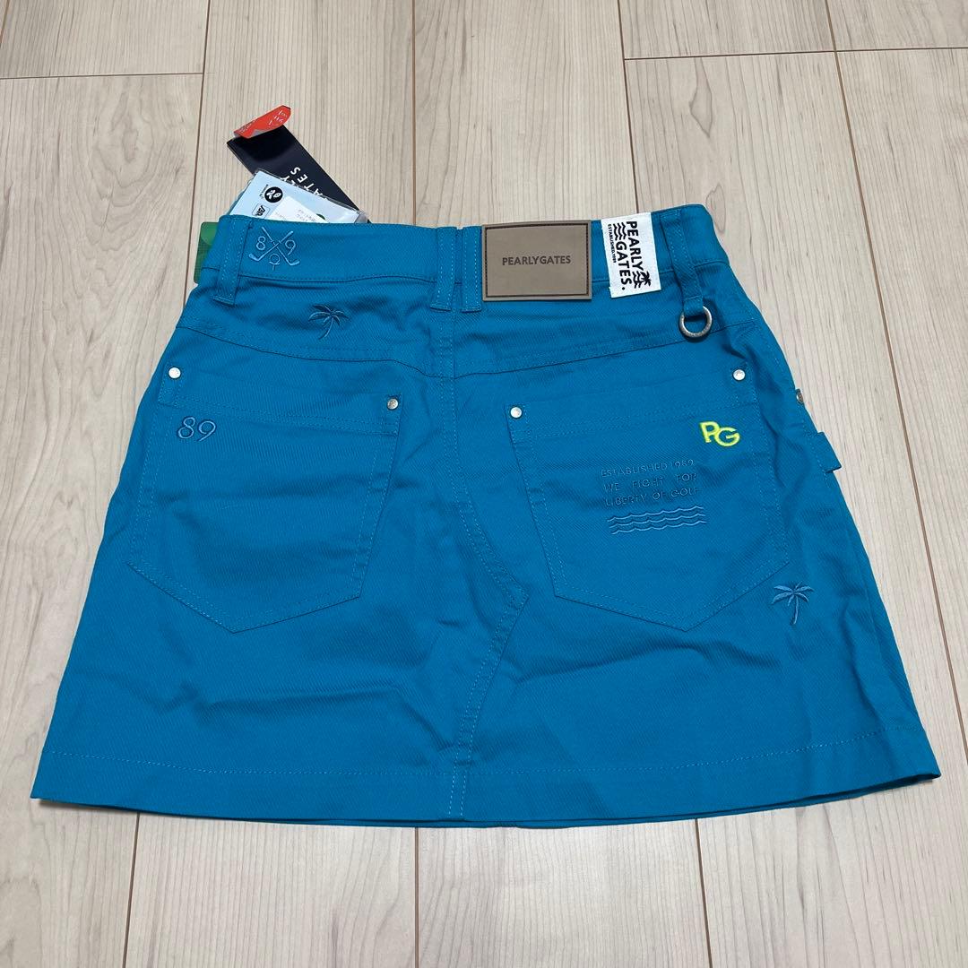 パーリーゲイツ スカート ブルー 新品