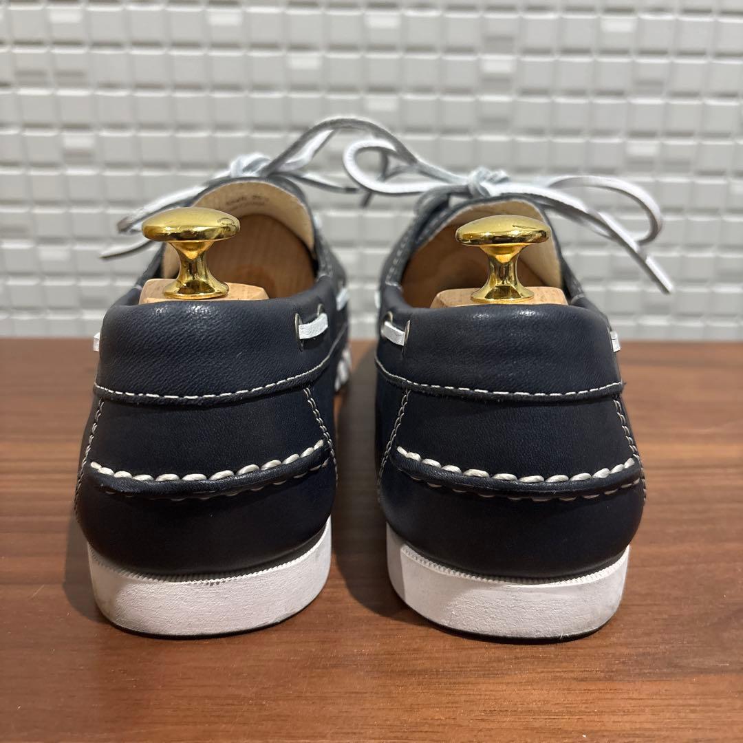 靴 REGALSTANDARDS classic boat shoes NAVY