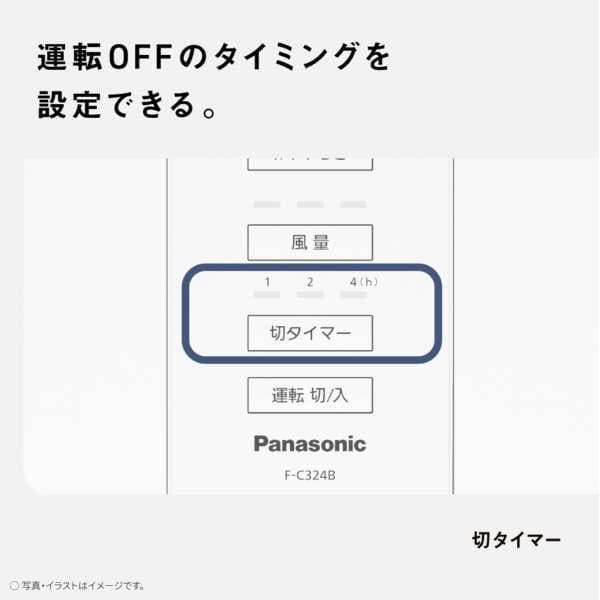 Panasonic リビング扇風機 ホワイ F-C324B-W [リモコン付き]
