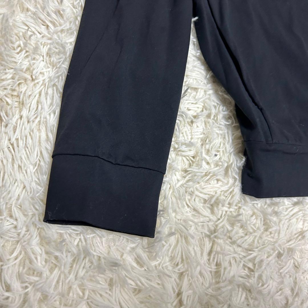 モンクレール　ブラック　ナイロンパーカー　Lサイズ