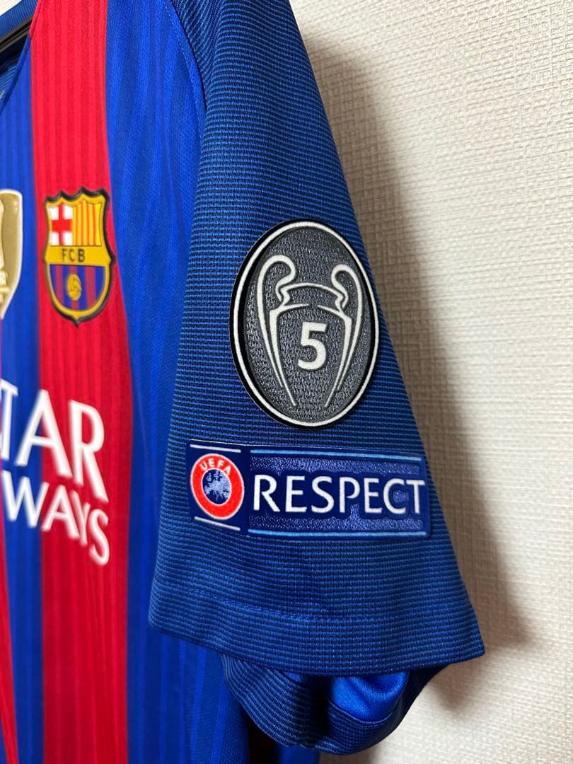 バルセロナ 16-17 CL仕様 ユニフォーム メッシ
