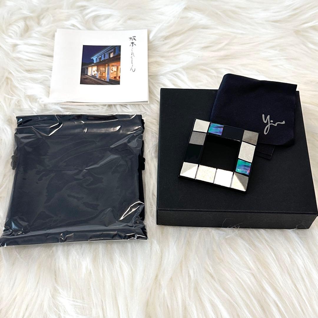 新品未使用✨坂本これくしょん 螺鈿モザイク ブローチ 坂本理恵 うるし 金箔
