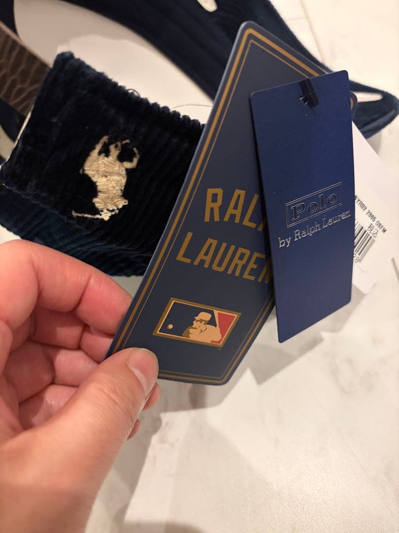 ラルフローレン×Yankees コーデュロイキャップ ネイビー（新品未使用❗️）