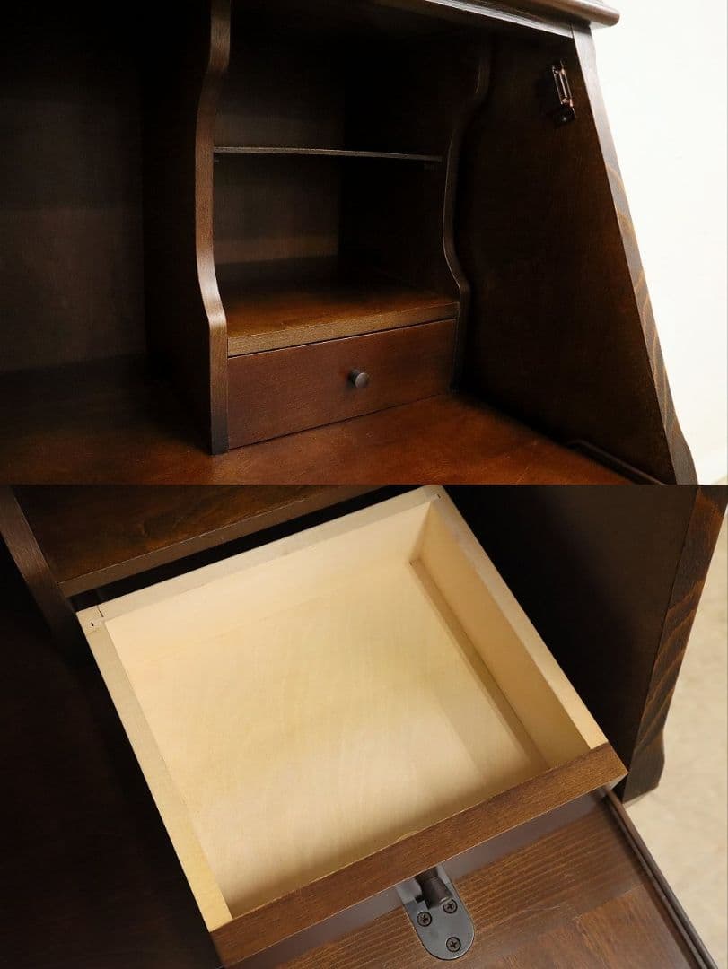 【so】オールドカリモク◆ライティングデスク机・クラシック