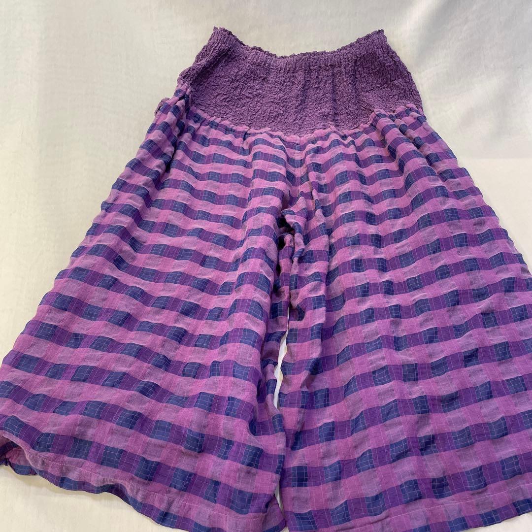 ISSEI MIYAKEイッセイミヤケ　me ガウチョパンツ　キャロット