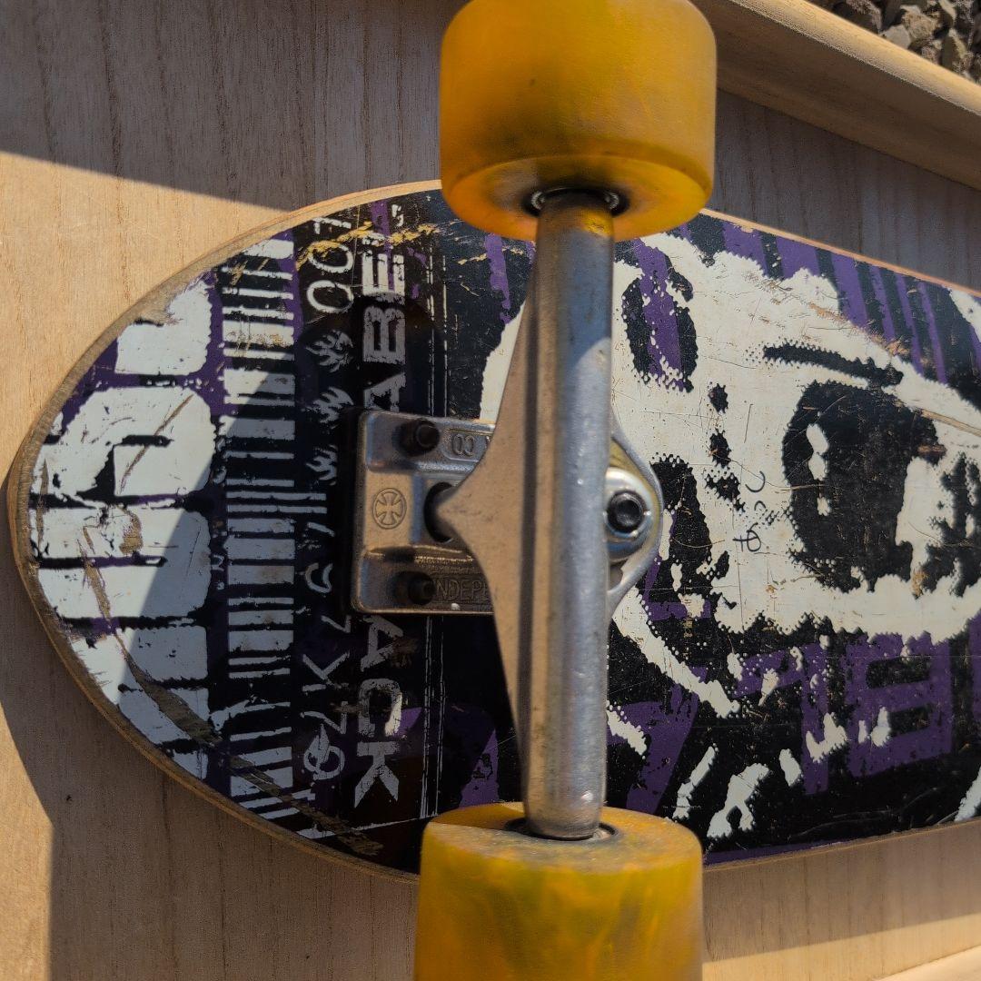 スカルデザイン スケートボード コンプリート