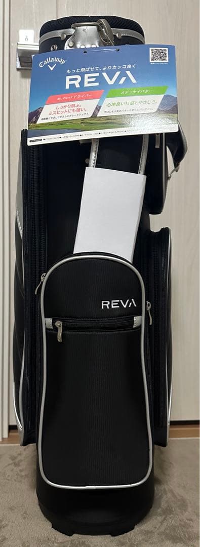 Callaway REVA キャディバッグ ブラックDr用ヘッドカバー付