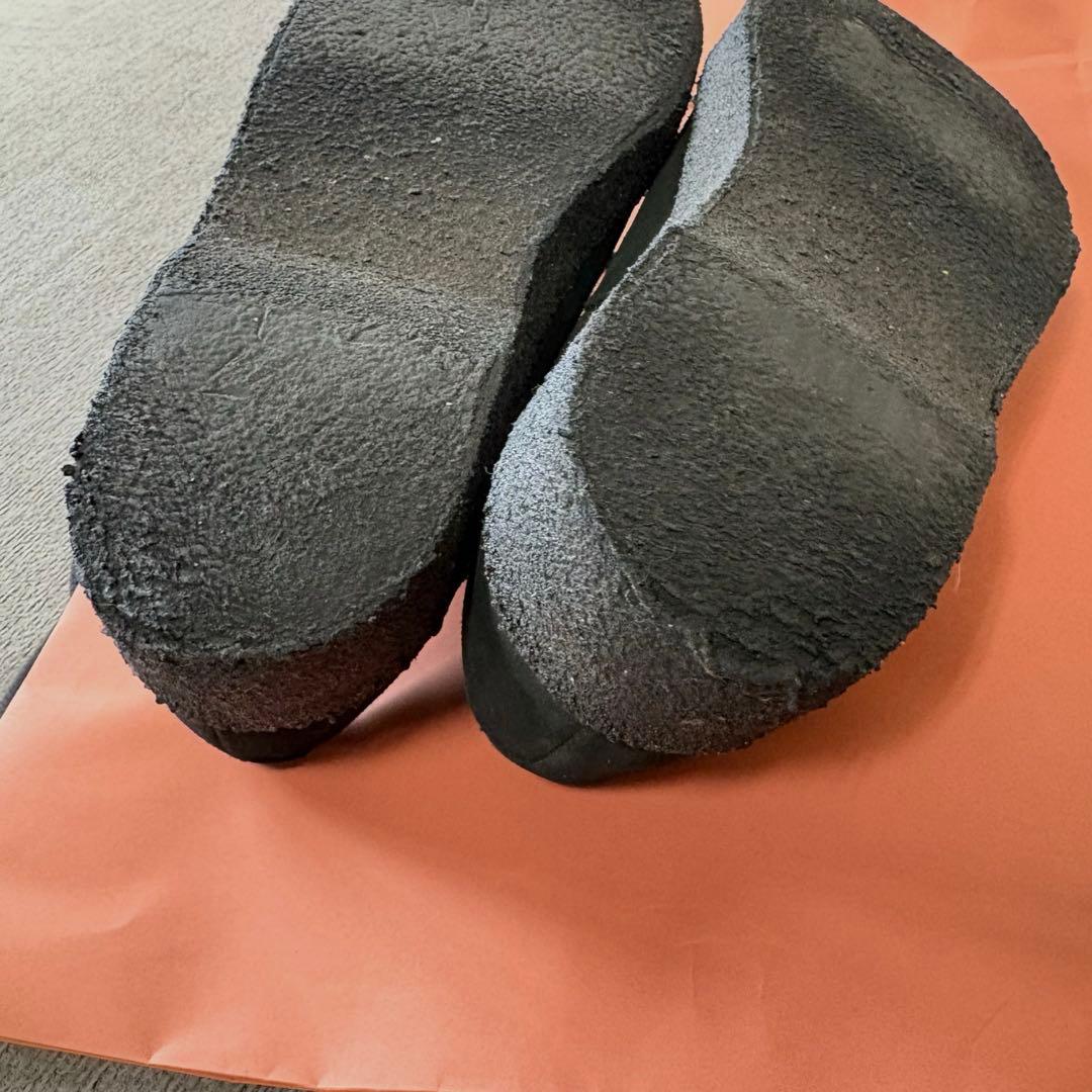 SANDERS サンダース スウェード マッドガード 黒 6ハーフ 内羽根