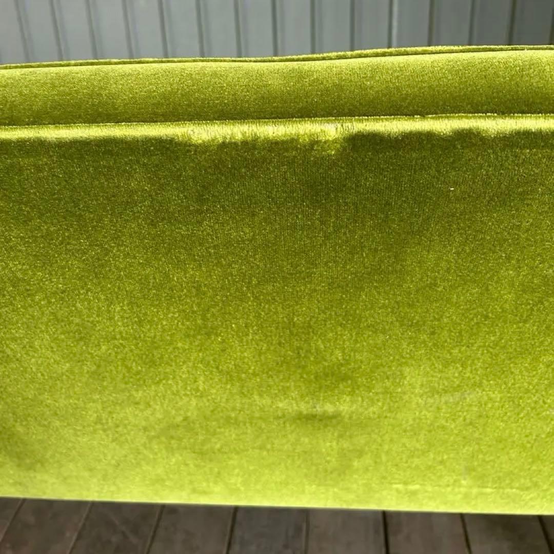 オリーブグリーン ミッドセンチュリーソファ