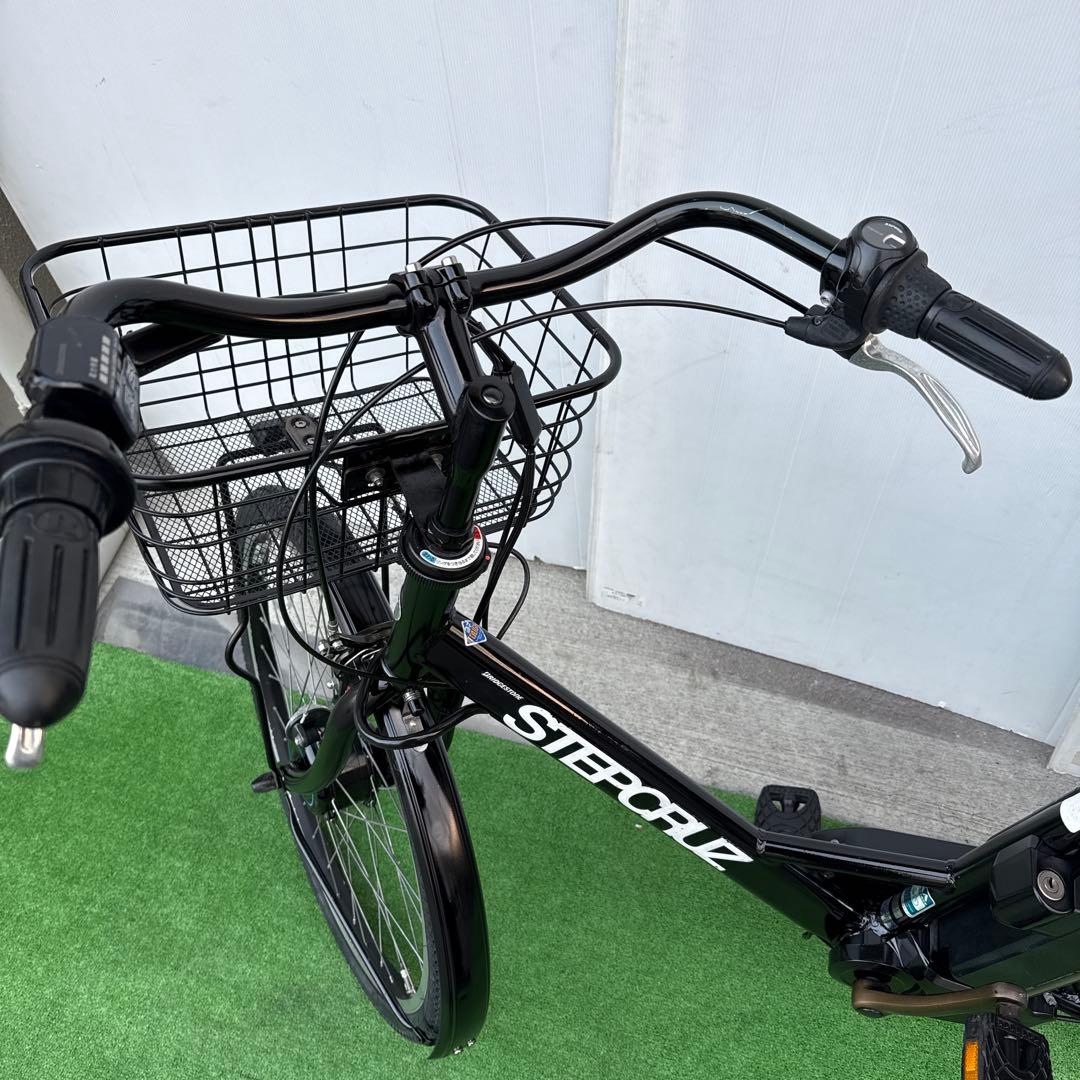 ブリヂストン STEPCRUZアルベルト電動アシスト自転車26インチ ブラック