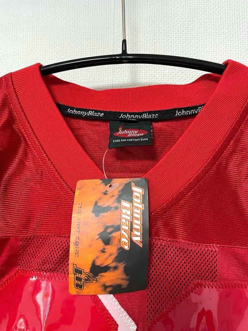 90s デッドストック JOHNNY BLAZE ゲームシャツ　Y2K
