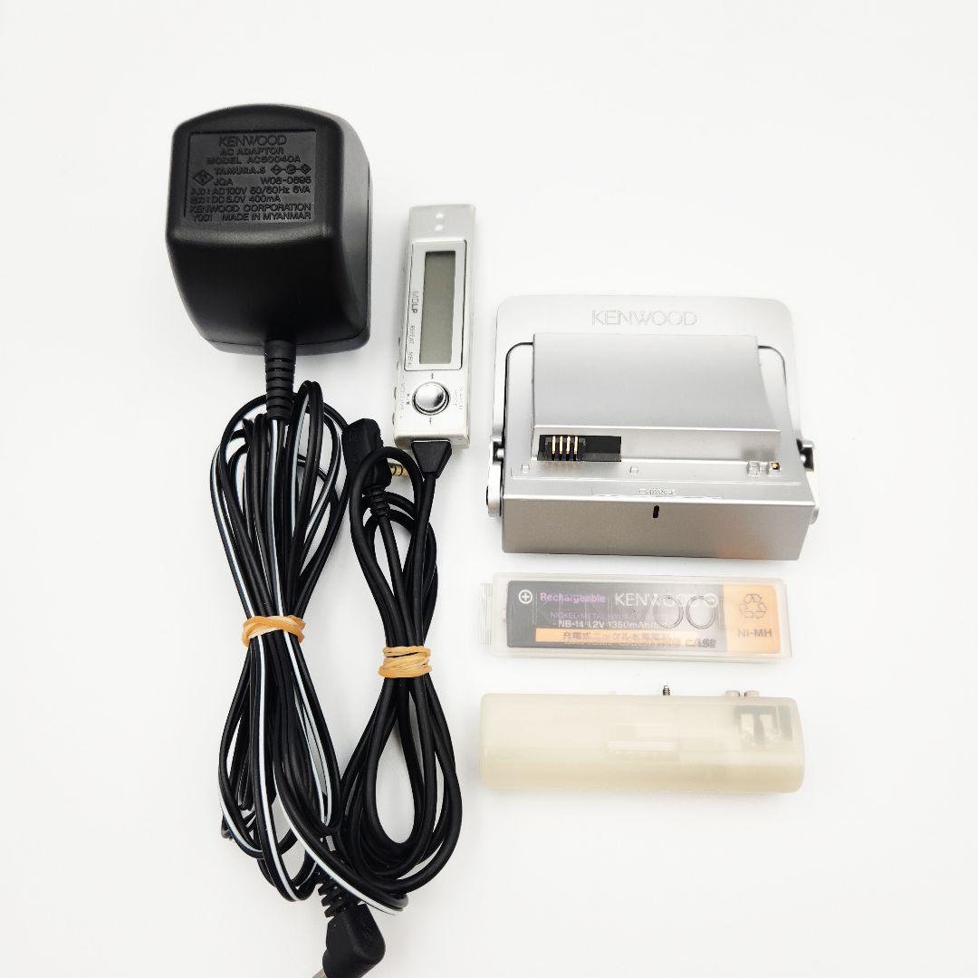 KENWOOD DMC-S33 ポータブルMDプレーヤー ガム電池付属