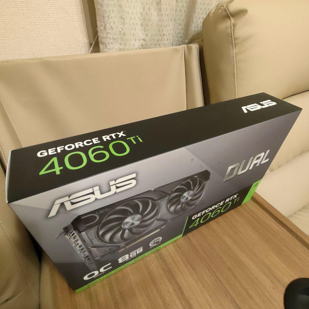 【新品未開封】ASUS GeForce RTX 4060 Ti 8GB OC