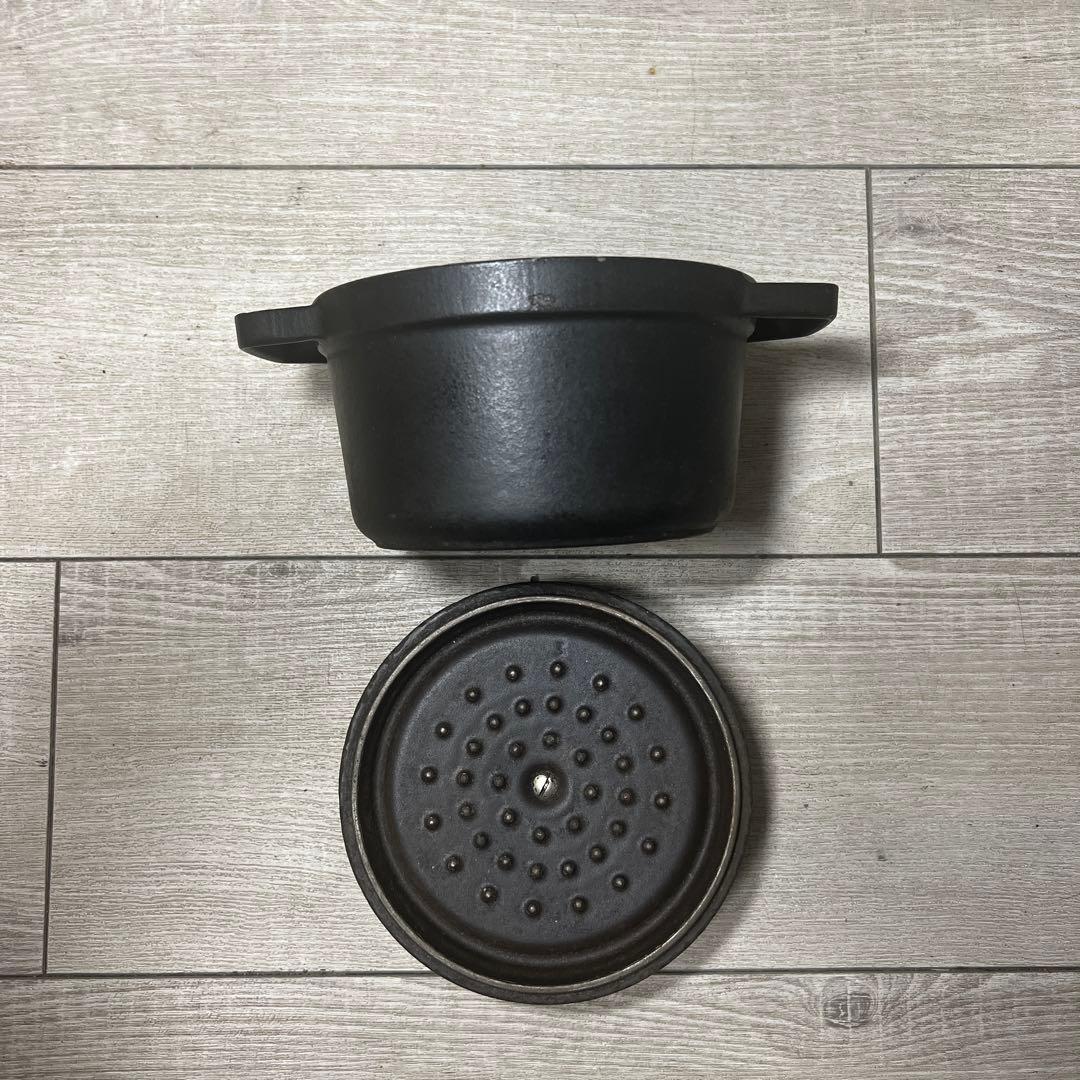 ピコ・ココット 14 cm, ラウンド, ブラック, 鋳鉄