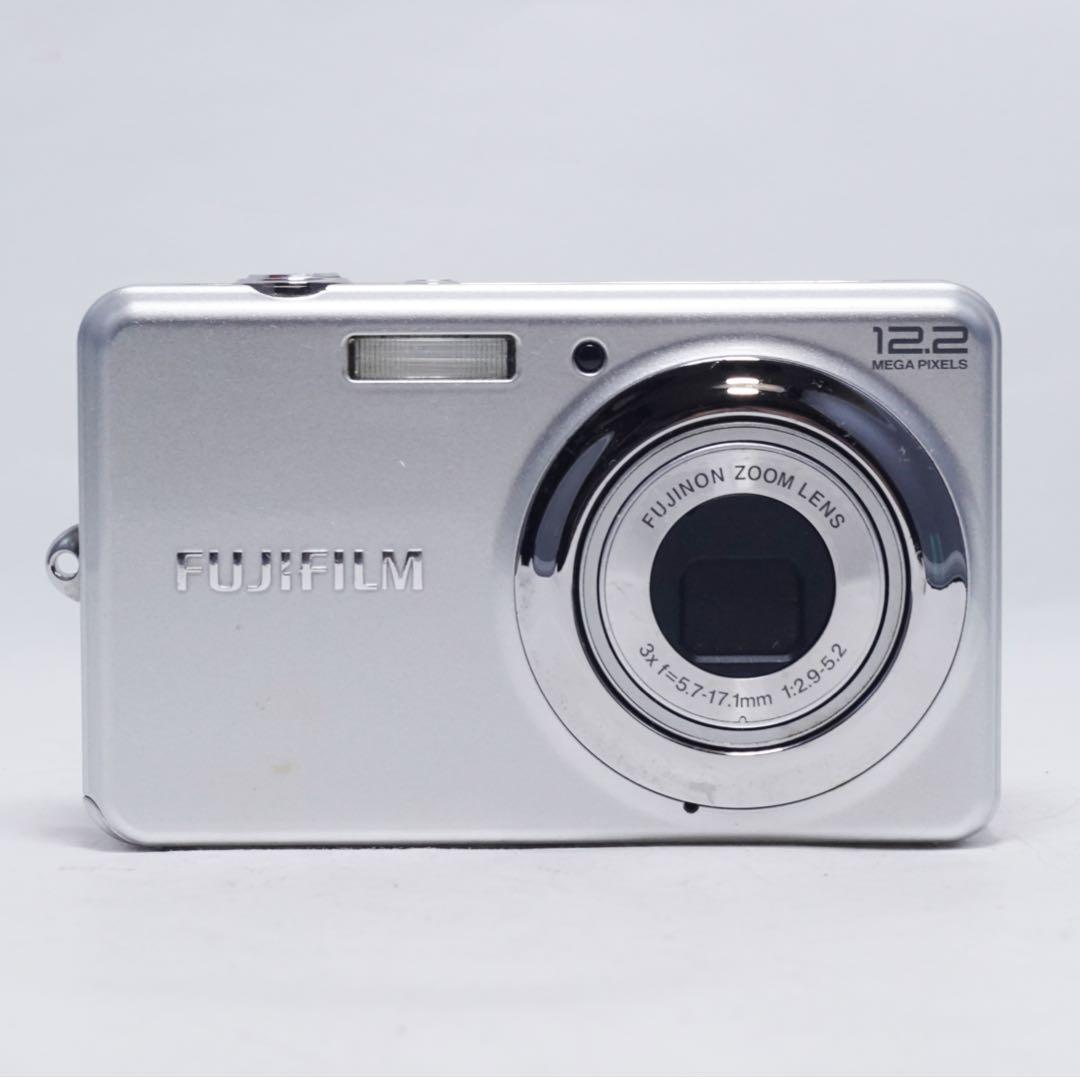 動作確認済 良品 FUJIFILM FinePix J30 シルバー コンデジ