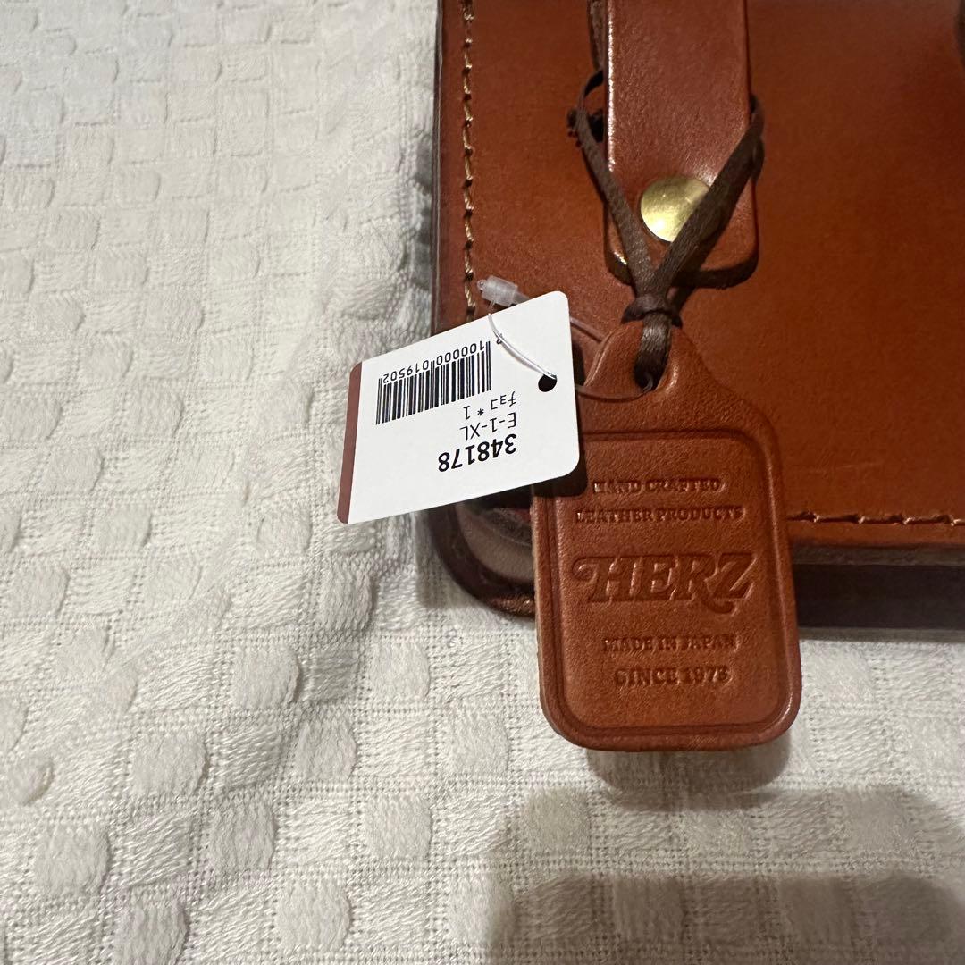 広瀬すずドラマ使用牛革HERZ ブラウンレザー ボディバッグ
