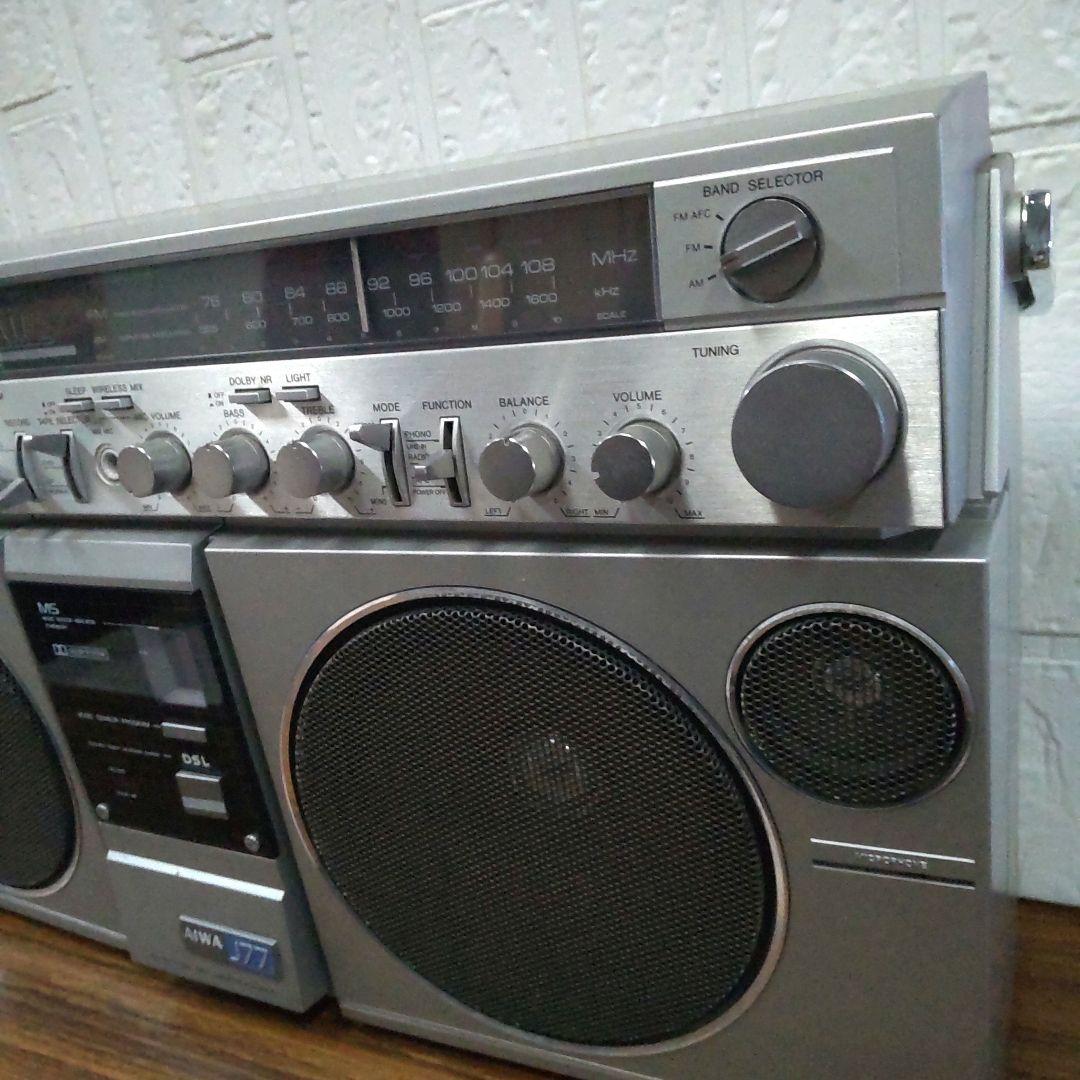 AIWA CS-J77 FM/AM ステレオラジオカセットレコーダー