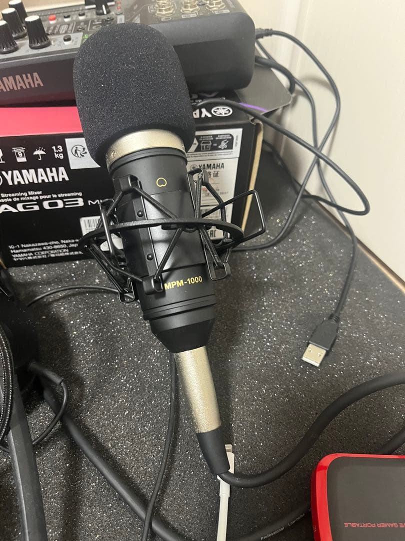 配信機材セットYamaha AG03 MK2 +MPM-1000 +HyperX