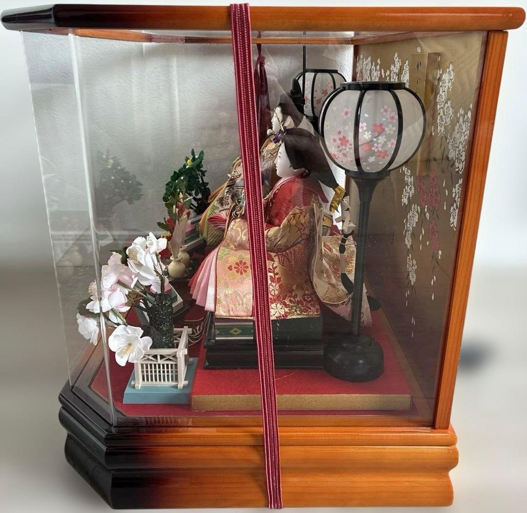 藤翁作 けんらん親王飾 アクリルケース入り 雛人形