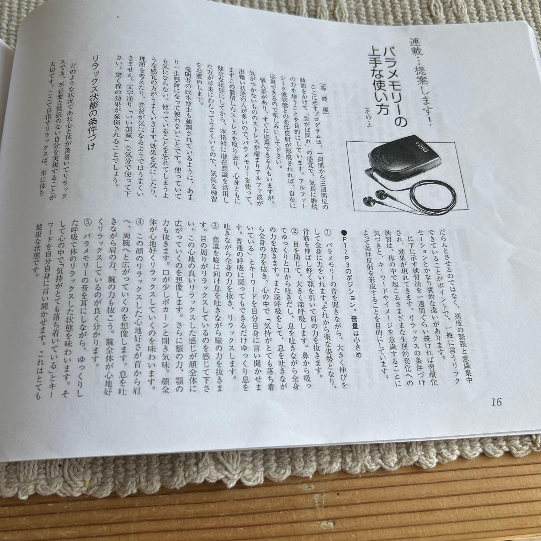 PARA MEMORY II　パラメモリー　政木和三