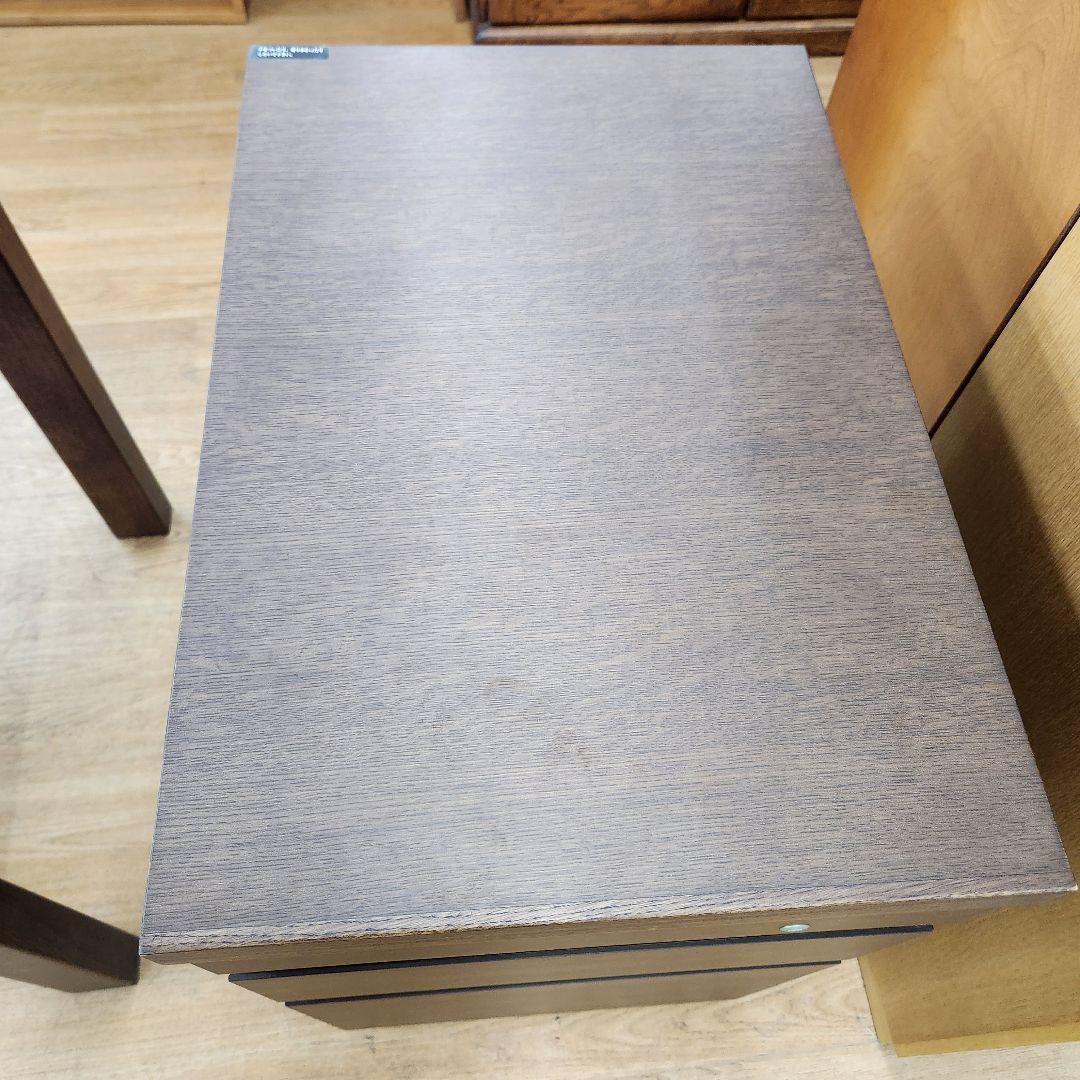 【17万相当】karimoku ボナシェルタ デスク ワゴン モカブラウン