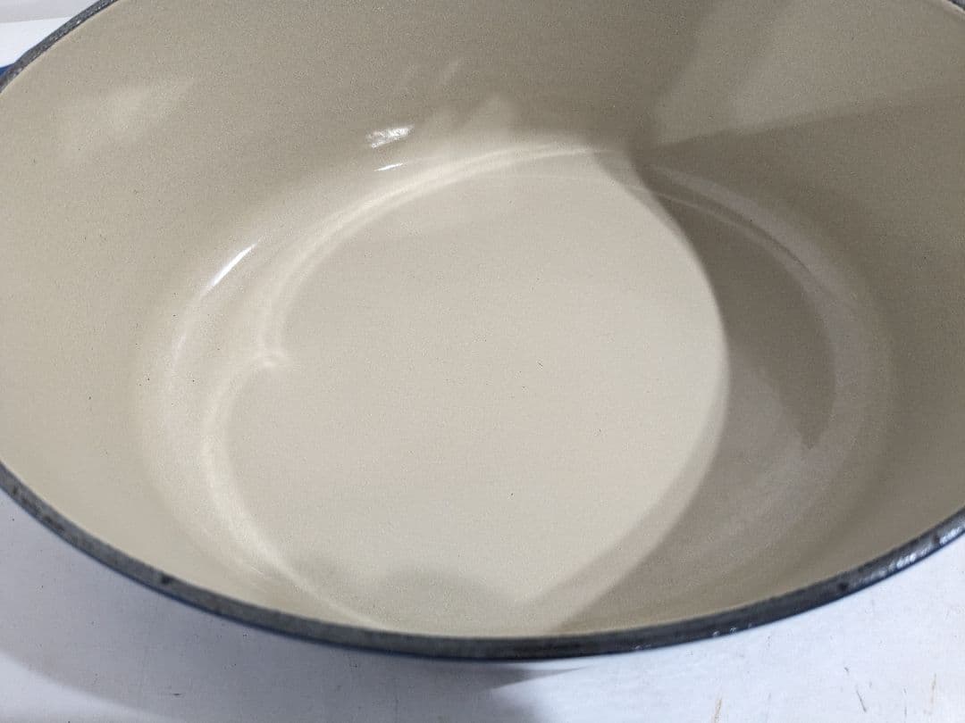 ル・クルーゼ　Le　Creuset　オーバル　ブルー　25cm