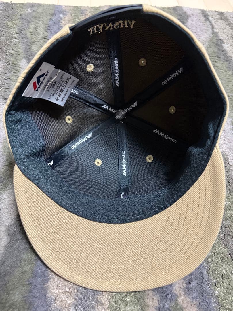 SATA builder's ベージュキャップ Majestic 佐田ビルダーズ