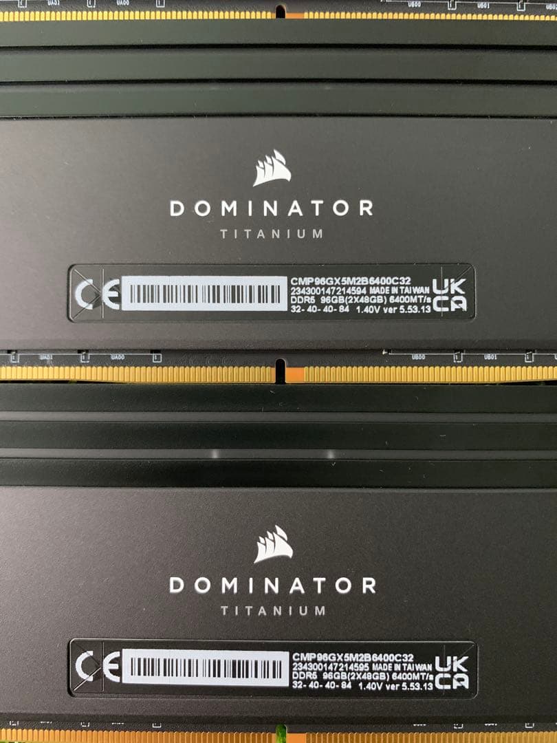 コルセア Dominator Titanium DDR5-6400 192GB