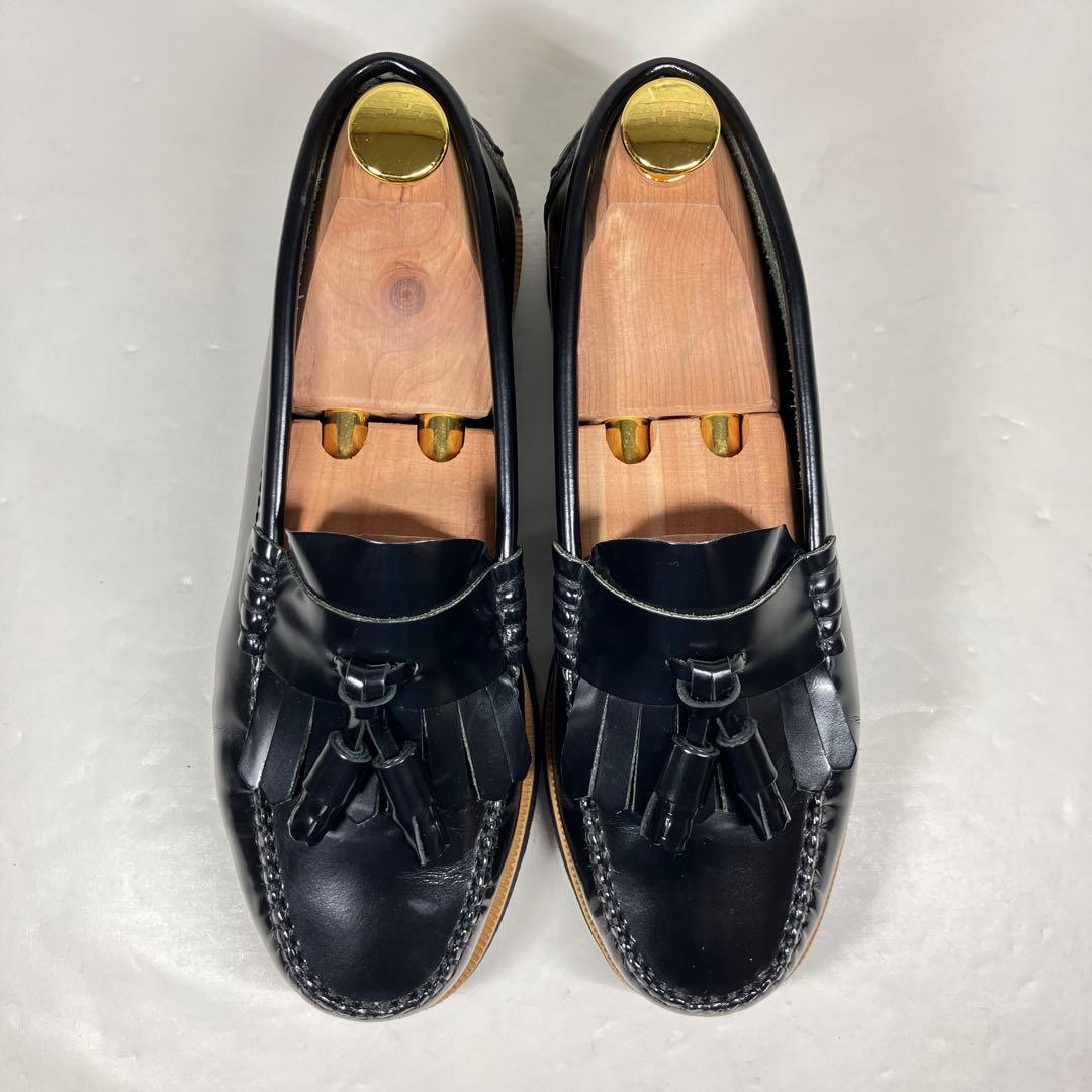 【極美品】ARTESANOS タッセルローファー 23cm 黒 レザー 軽量