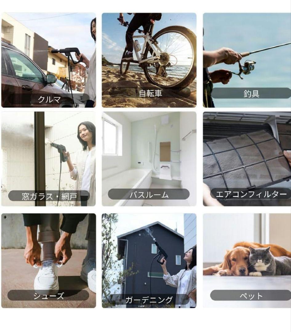 コンパクト 高圧洗浄機コードレス (スペシャルセット)