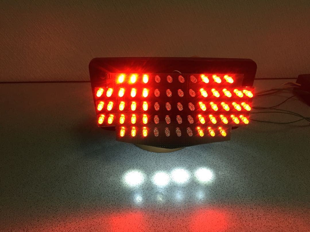 速達GSX 250E 400E ザリ流星 テール ランプ LED 流れる