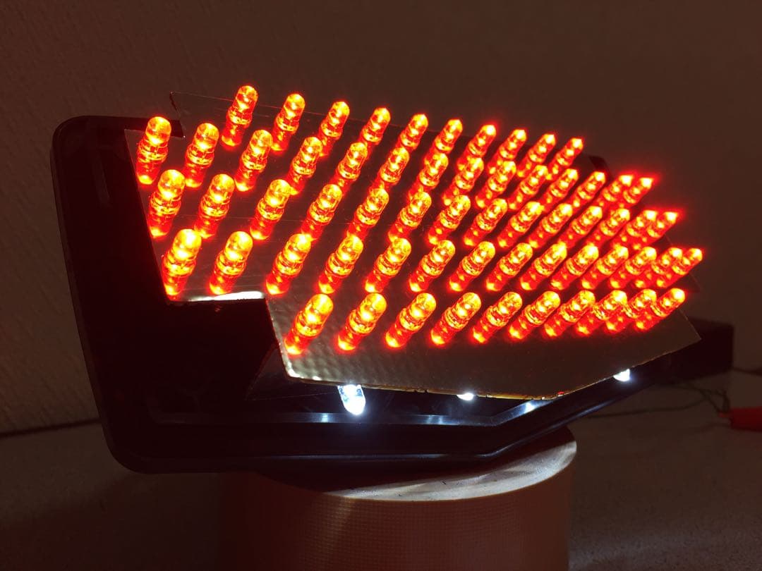 速達GSX 250E 400E ザリ流星 テール ランプ LED 流れる